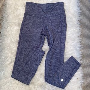 Champion Navy Blue/White Stripe Leggings
